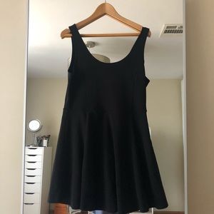 H&M basics A-line Swing Ribbed Mini Dress